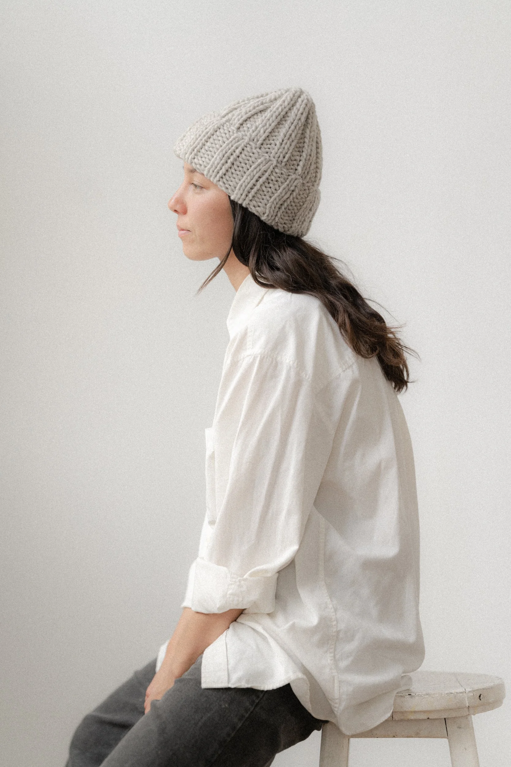 Olann Handmade Heron Hand Knit Hat — Olann
